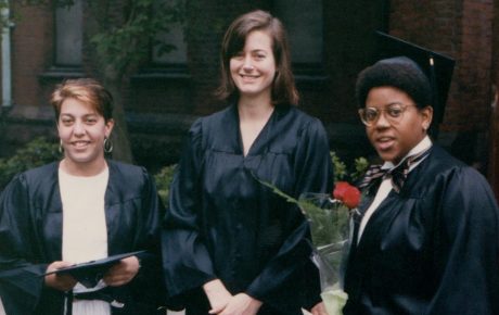 Three friends in 1988